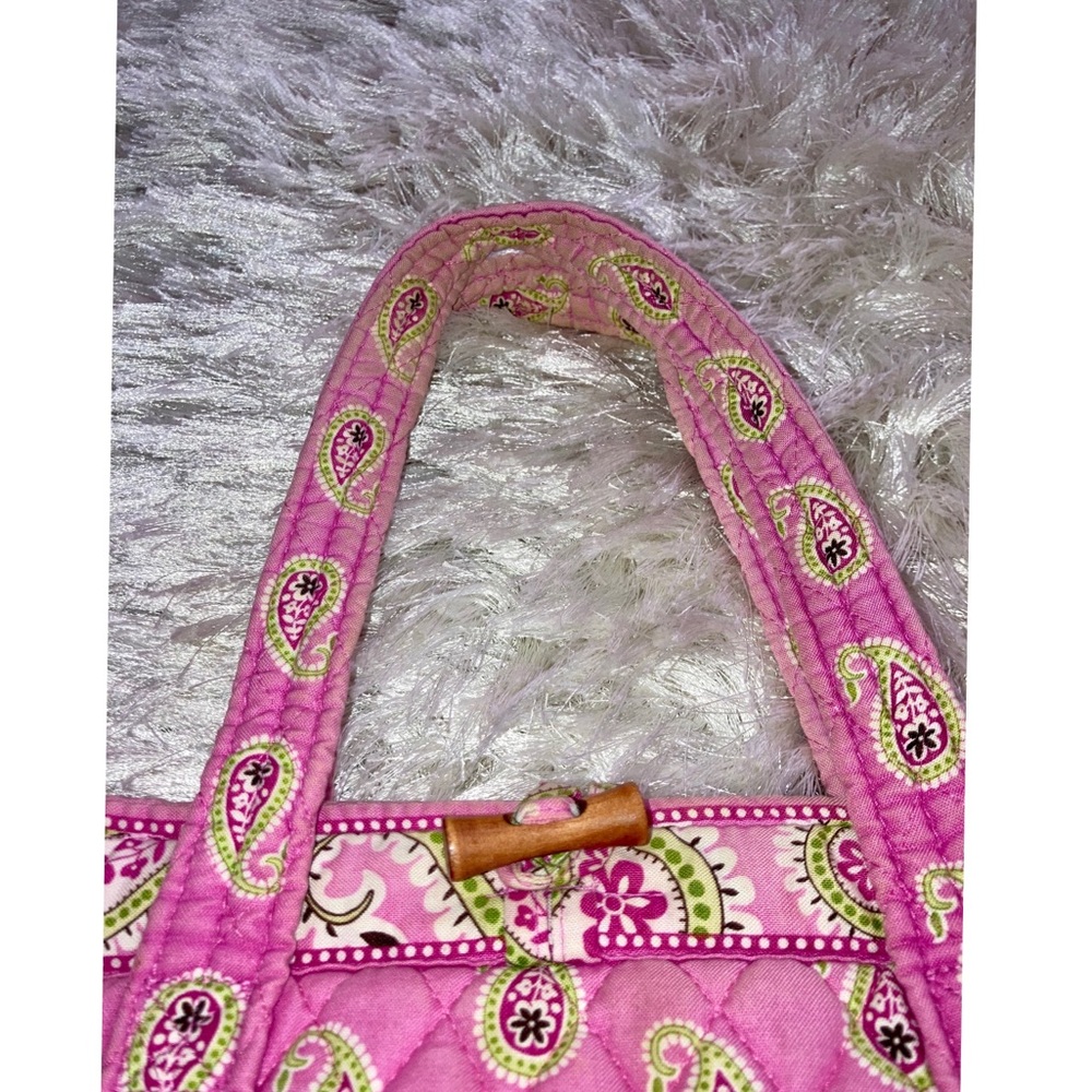 Vera Bradley Bermuda Pink Paisley Tote - Picture 4 of 8